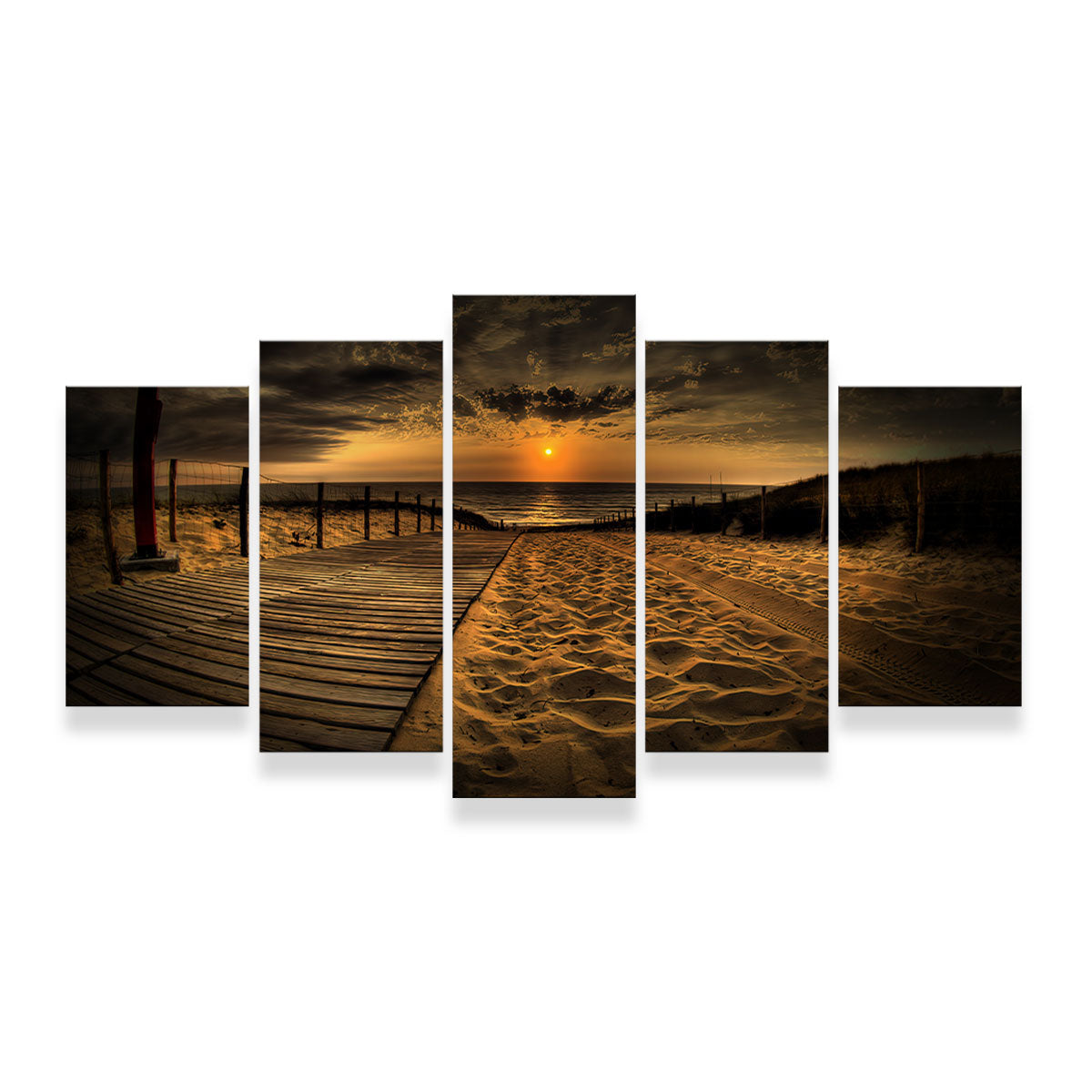 Gorgeous Sunset Beach Wall Art for Stunning Home Decor