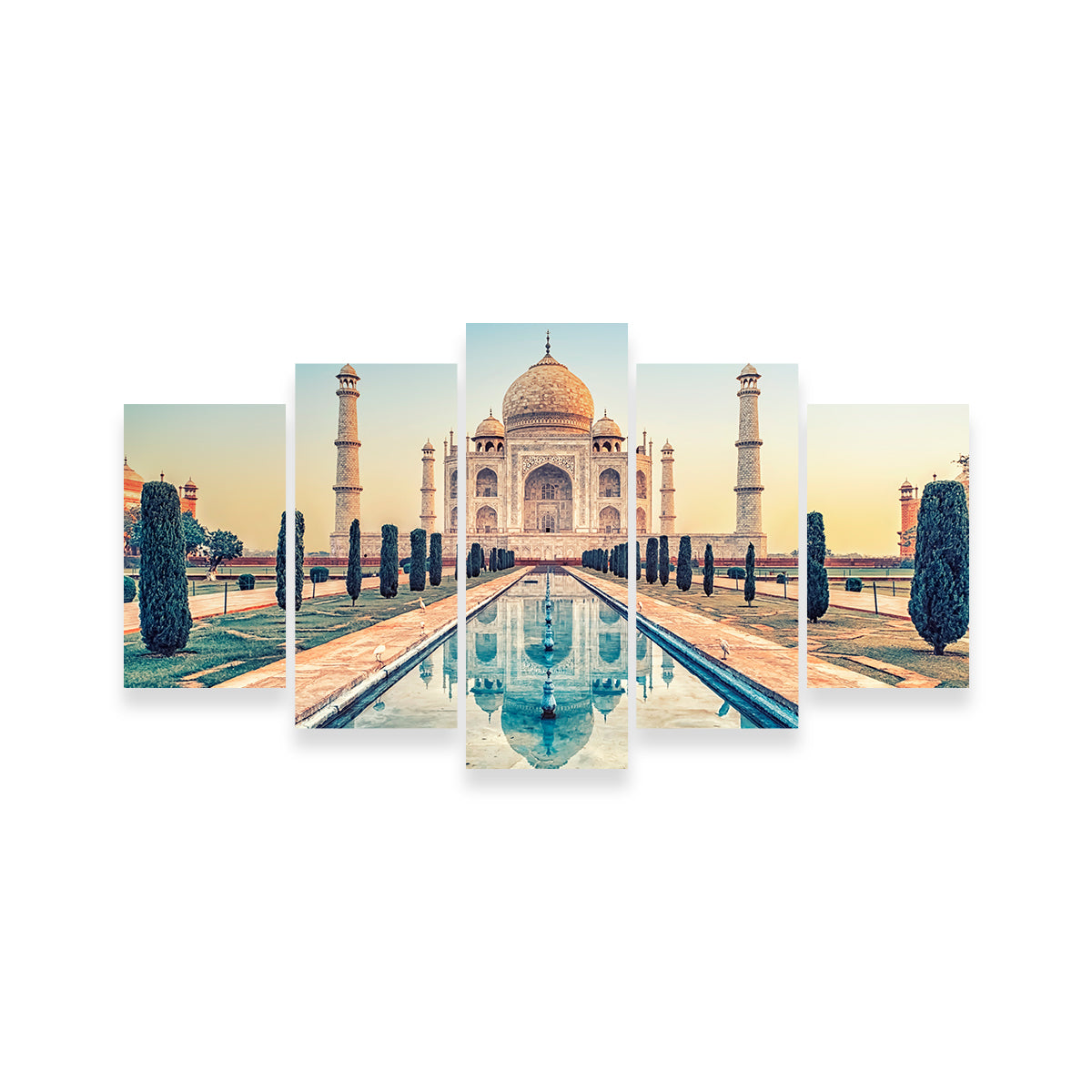 Exquisite Taj Mahal Mausoleum Wall Art by Manjik Pictures