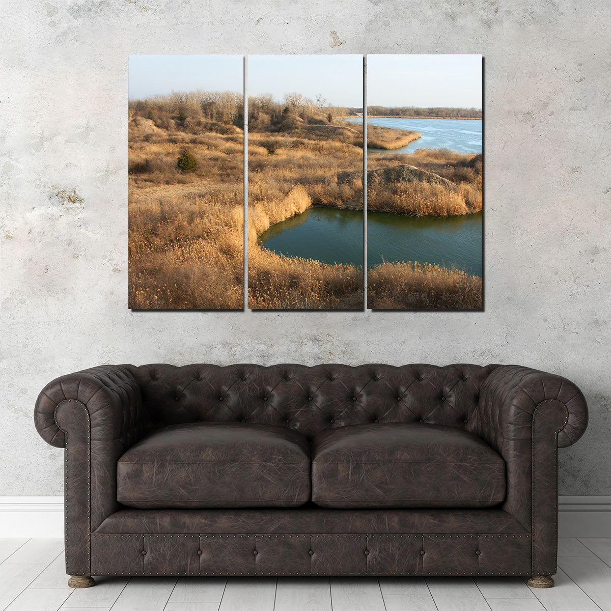 Stunning Mazonia Braidwood State Fish and Wildlife Area Wall Art - Sustainable Pine Frame Canvas