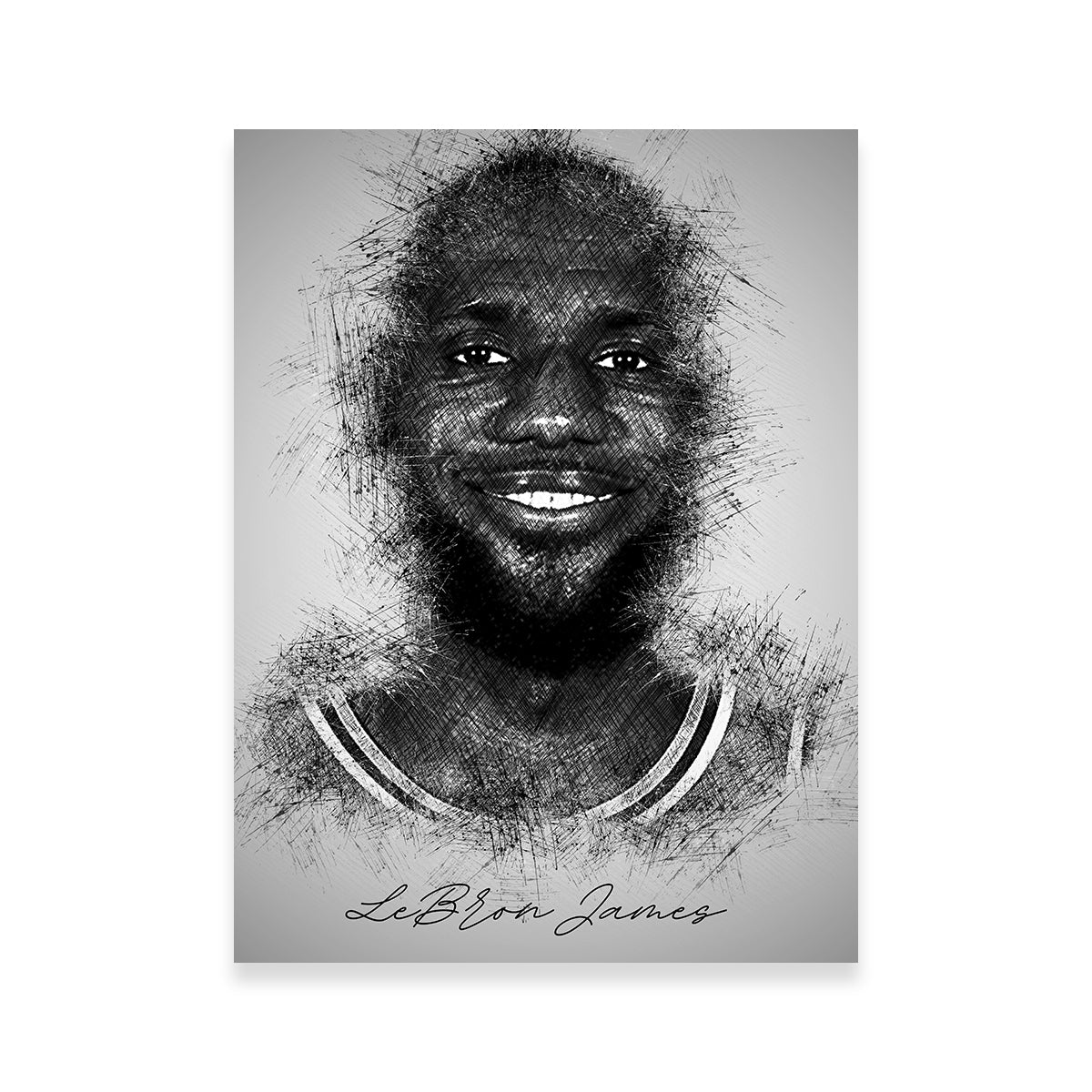 LeBron James Premium Wall Art for Basketball Fans