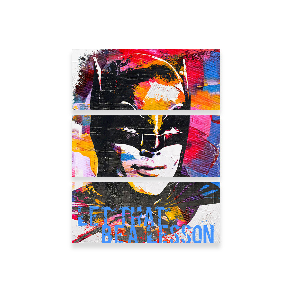 Let That Be a Lesson Inspiring Wall Art by Stephen Chambers