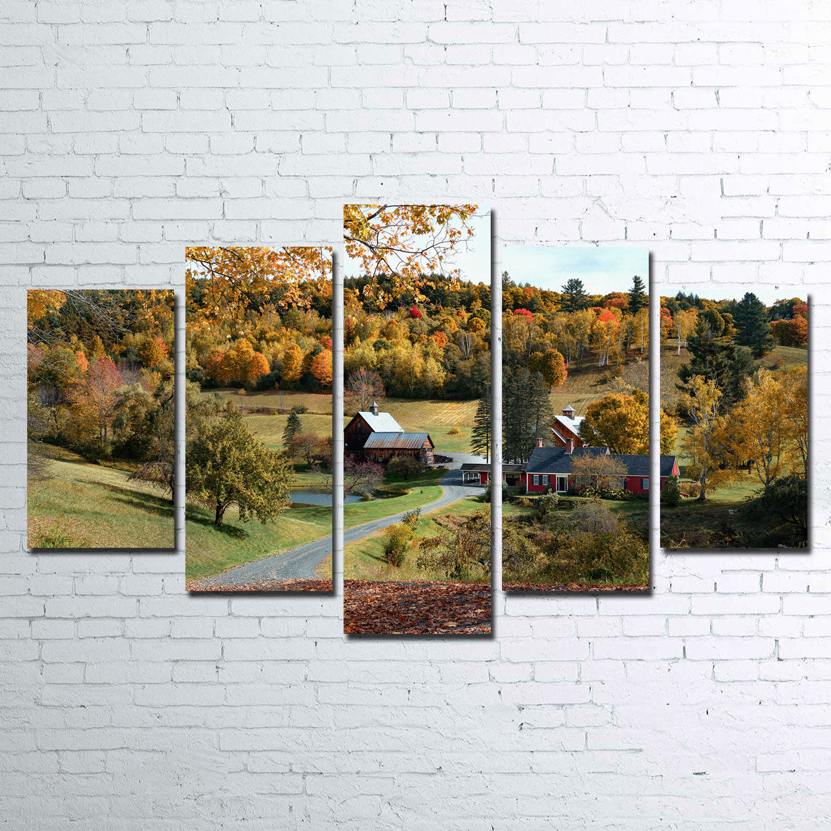 Exquisite Woodstock Farmstead Wall Art by Shaun Mayer