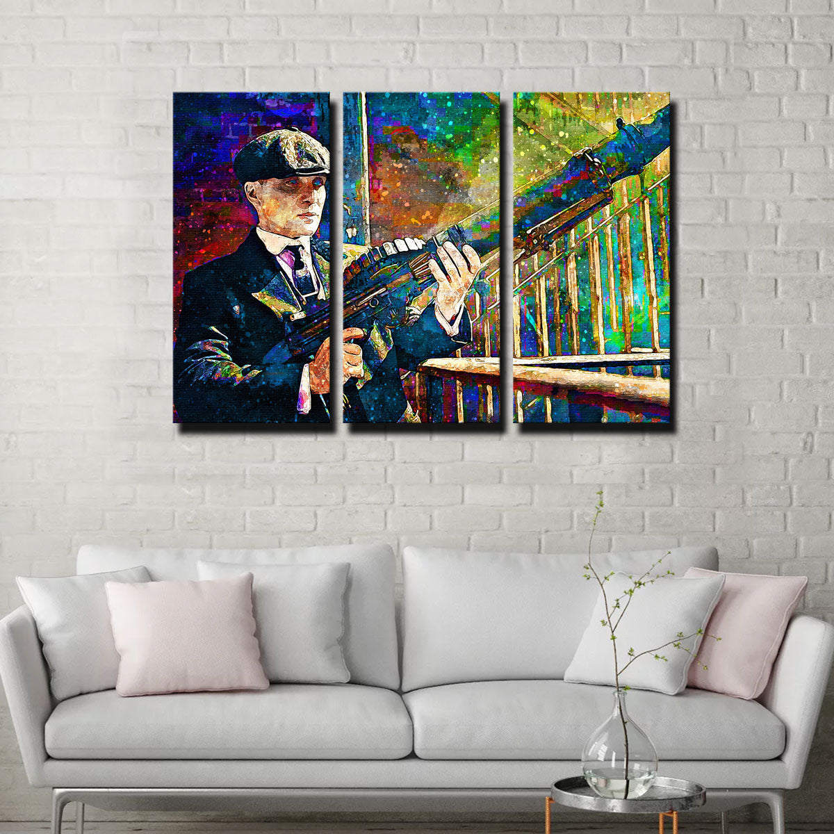 Thomas Shelby Inspired Lewis Gun - Authentic Canvas Art