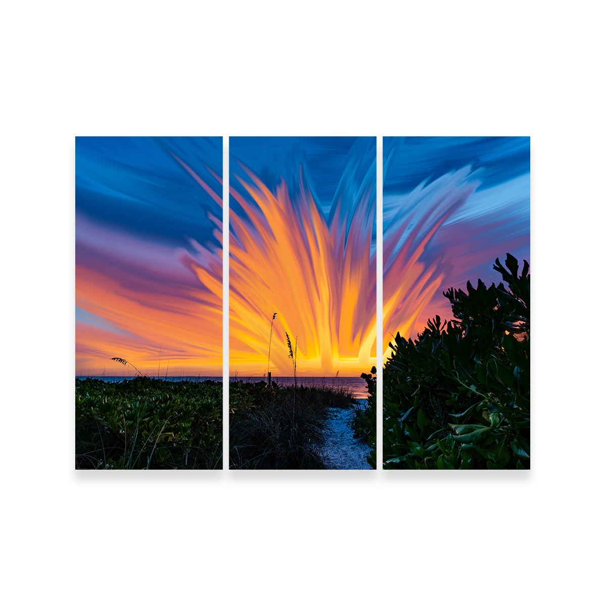 Stunning Fire Sky Wall Art by Eileen Rollin