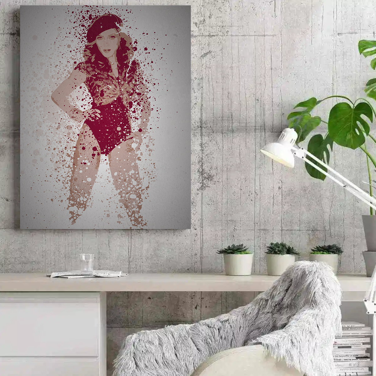Stunning Material Girl Wall Art by TM Creative Design
