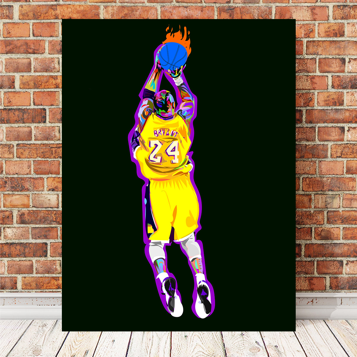 Kobe 1 Inspiring Wall Art - Museum Quality Canvas Print