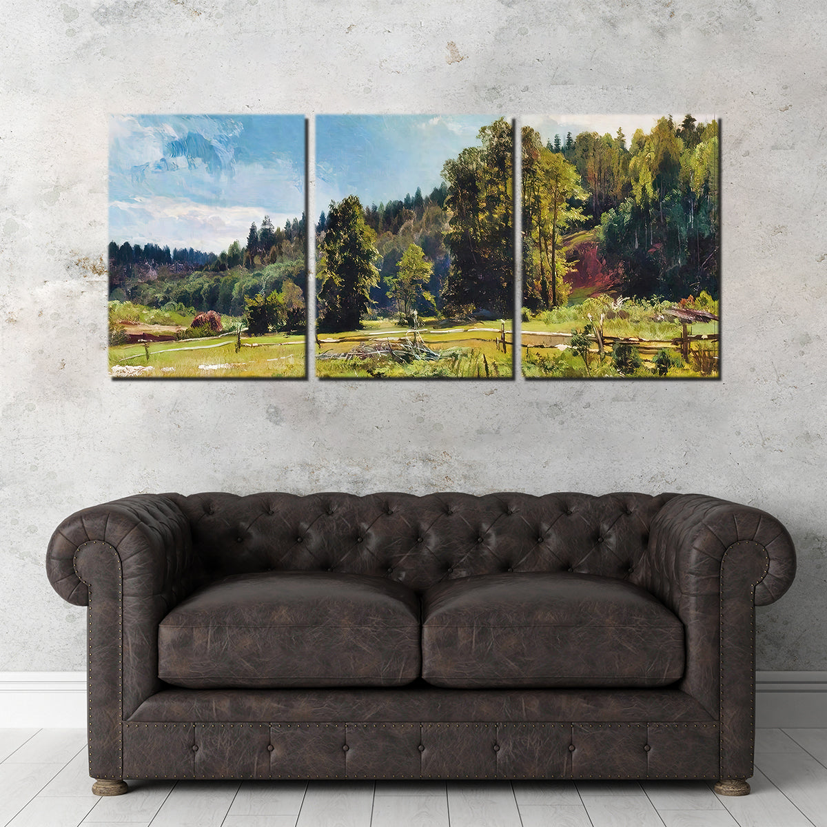 Stunning Meadow at the Forest Edge Wall Art by Denise Dundon