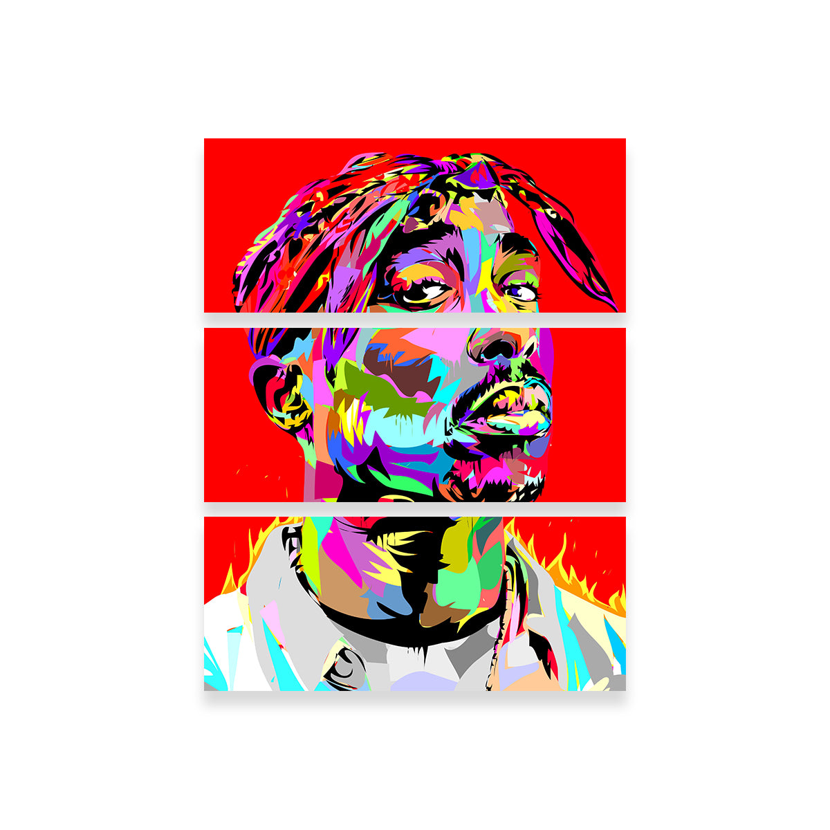 Stunning Tupac Red Wall Art for Your Home Decor