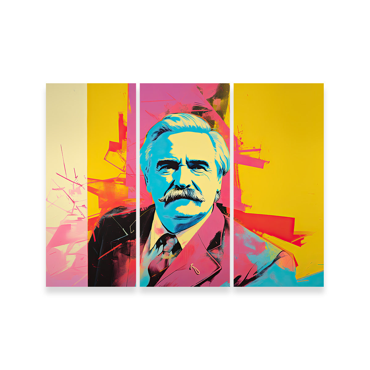 Lech Wałęsa - Stunning Warhol Style Wall Art for Your Home Decor