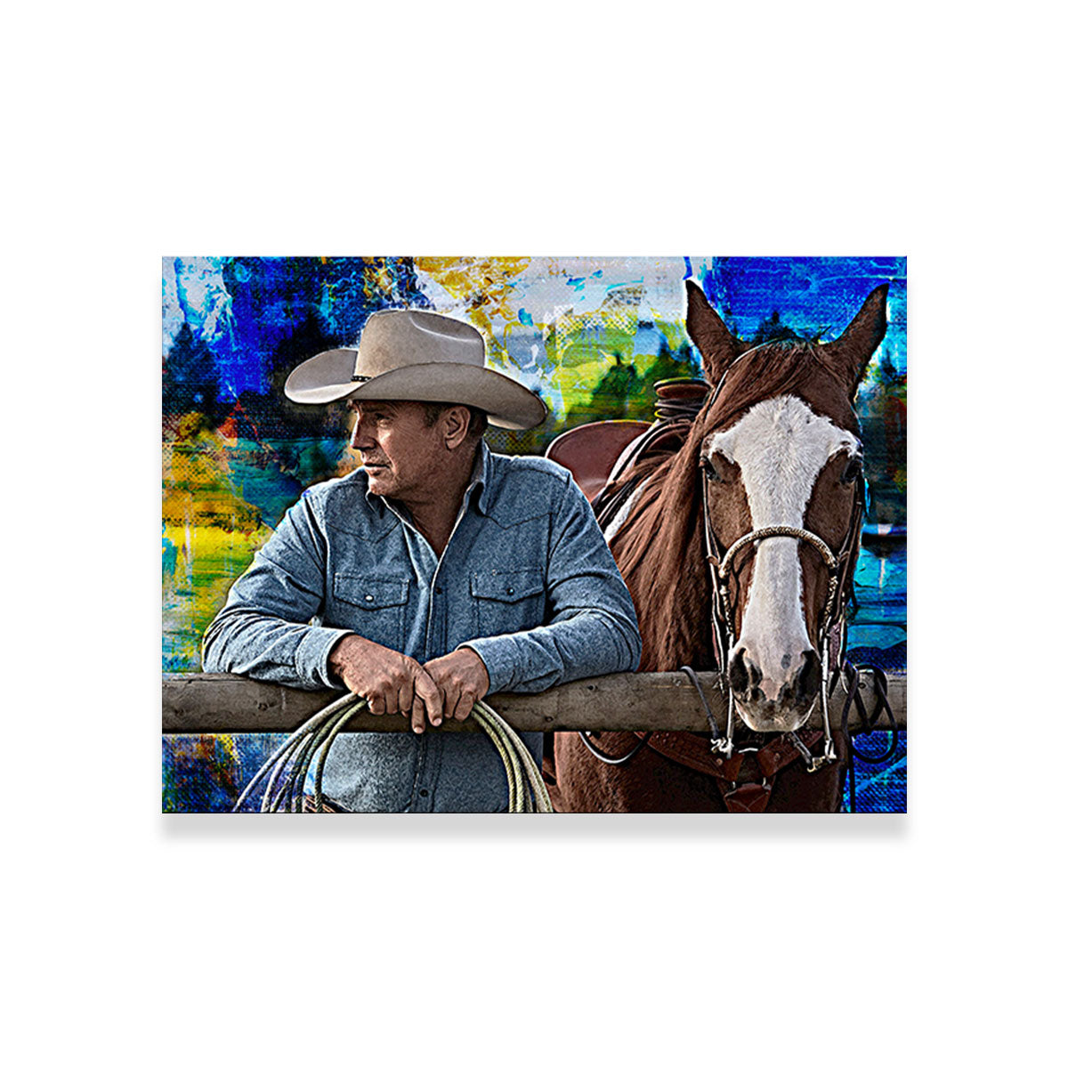 Stunning John Dutton & Horse Wall Art for Your Home Decor