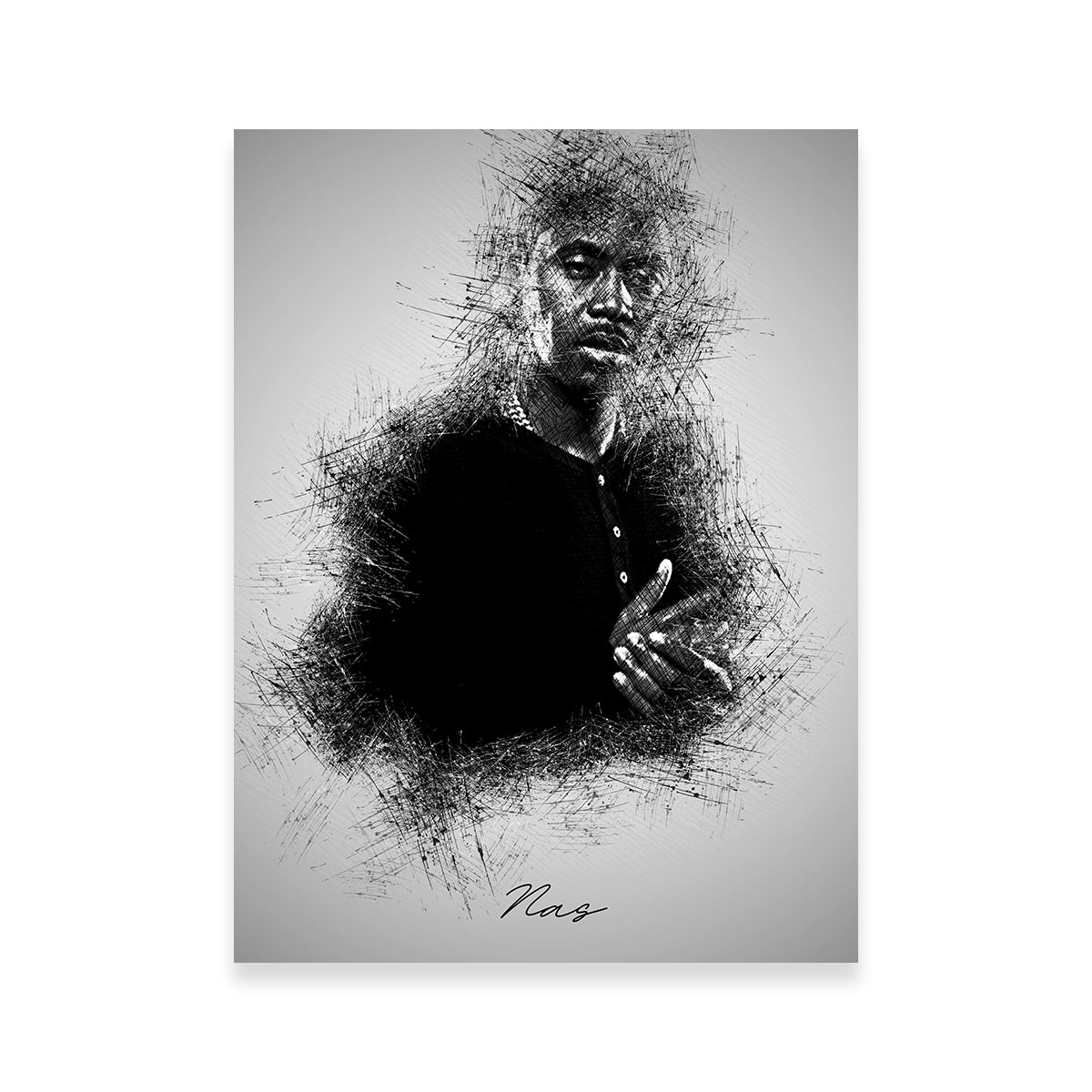 Stunning Nas Wall Art - Handmade with Sustainable Materials