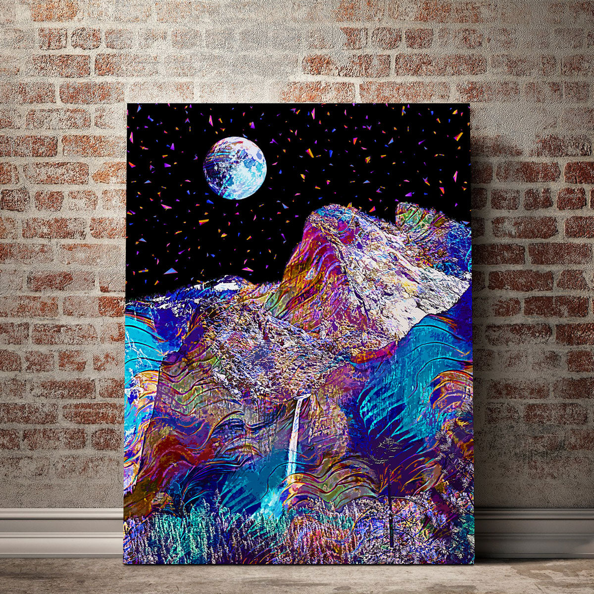 Stunning Moonscape 19 Wall Art by Gab Fernando