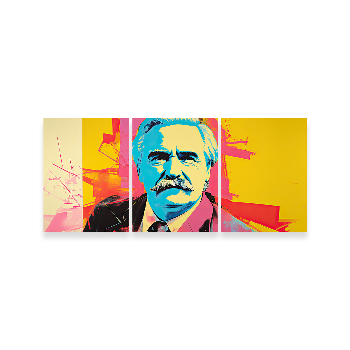 Lech Wałęsa - Stunning Warhol Style Wall Art for Your Home Decor