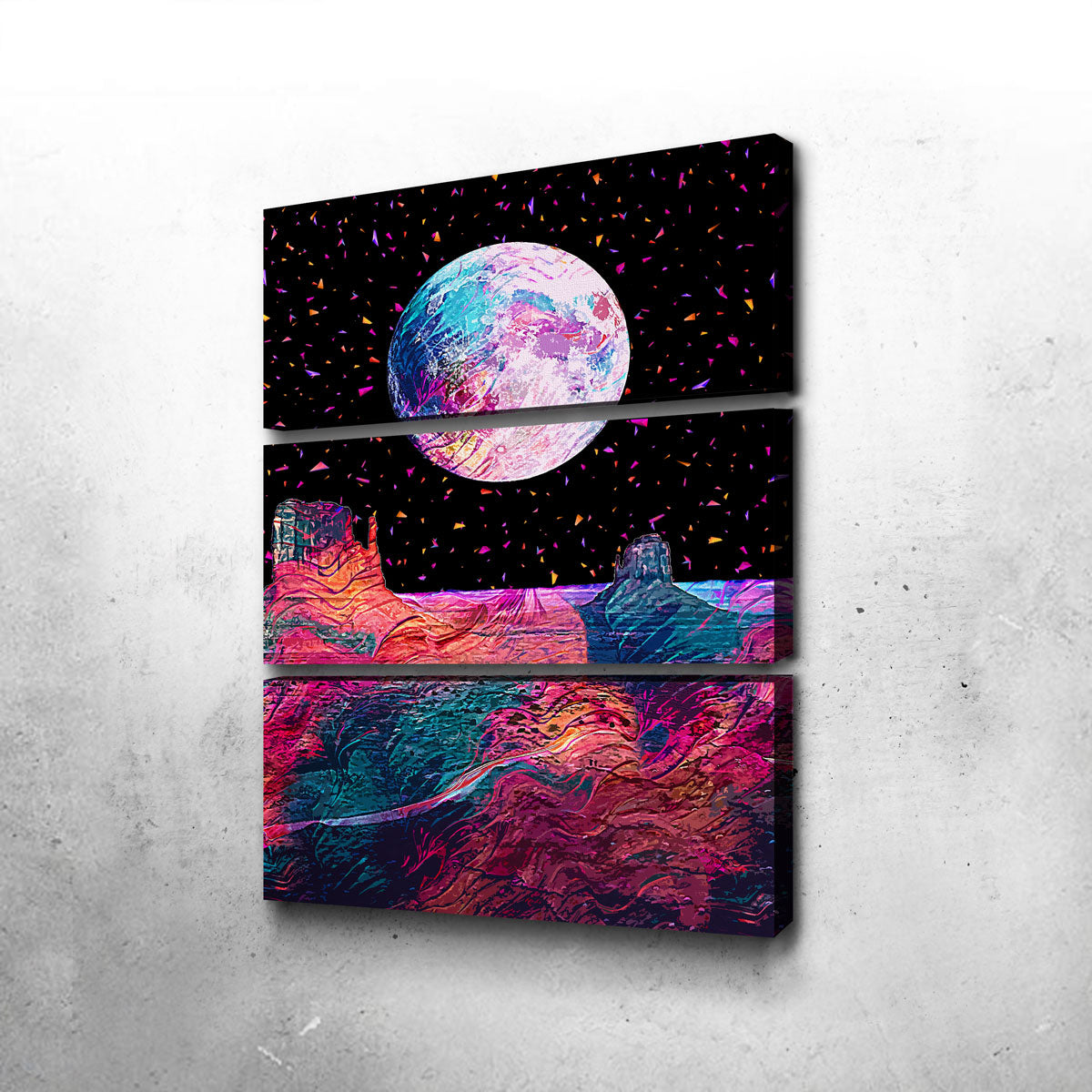 Stunning Moonscape 11 Wall Art by Gab Fernando