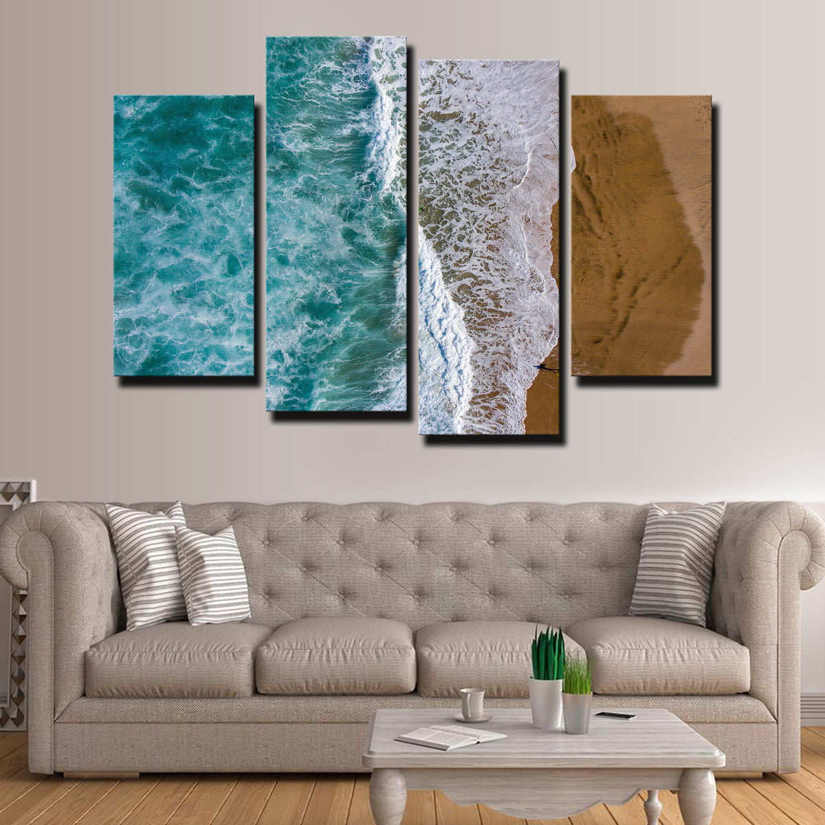Exquisite Wet Sand Wall Art by Karolis Janulis