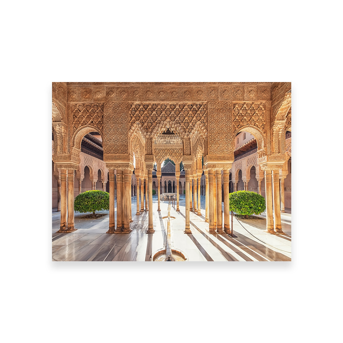 Enchanting Sunlight in the Alhambra Wall Art - Captivating Decor Piece