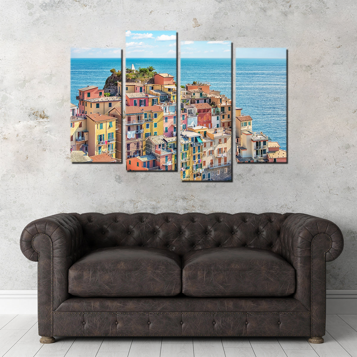 Stunning Manarola Village Wall Art by Manjik Pictures