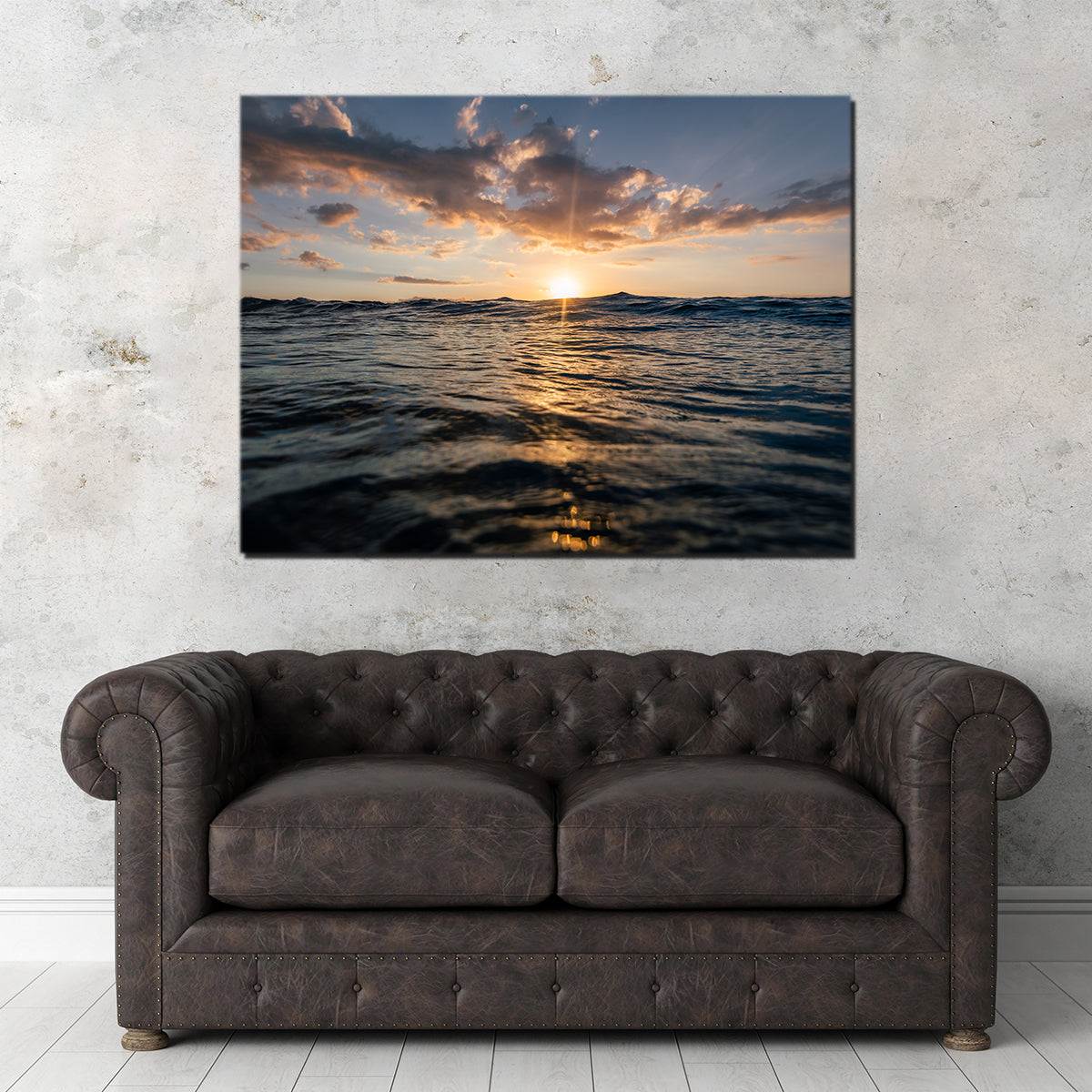 Stunning Sunset Ocean Wall Art by Lucas Moore