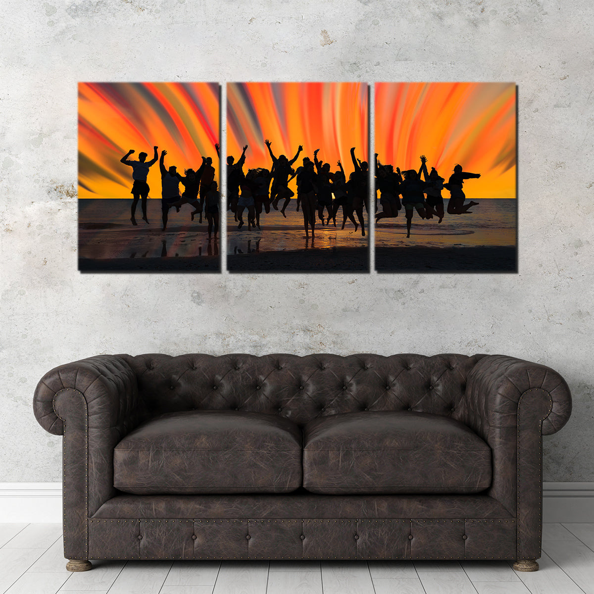 Eye-Catching 'When I Say Jump' Wall Art by Eileen Rollin