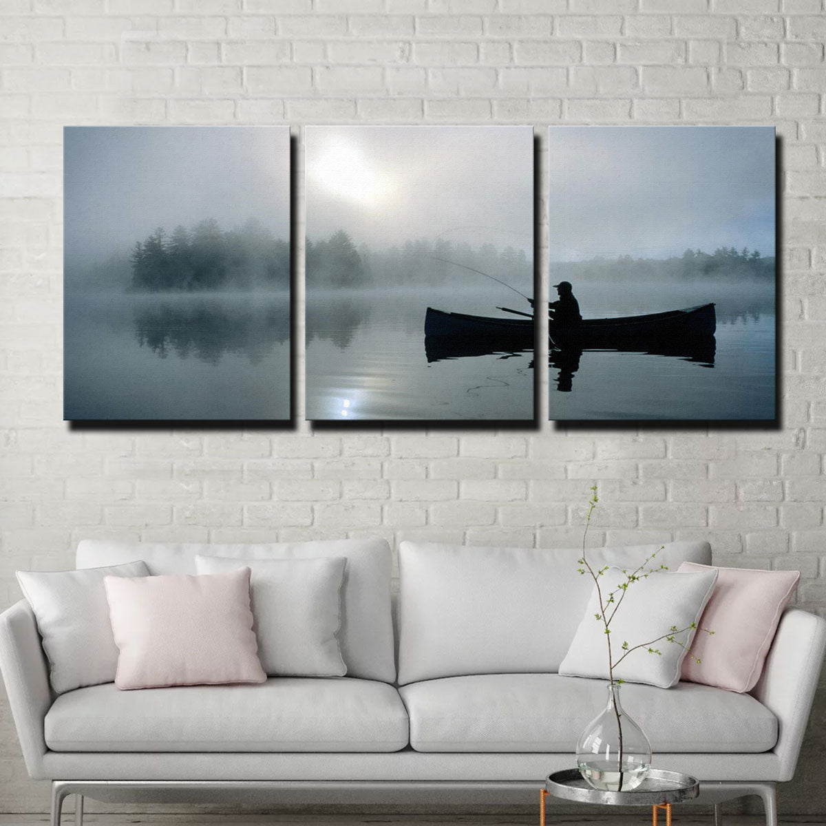 Stunning Fishing Boat Canvas Wall Art for Home Decor