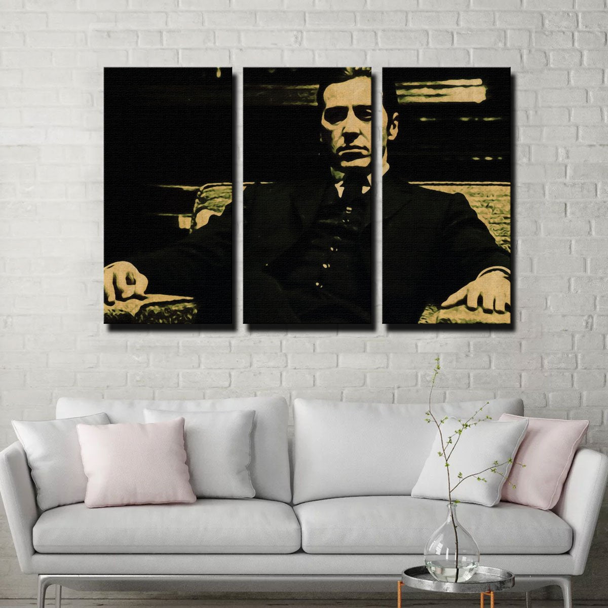 Exquisite Corleone Wall Art - Sustainable Pine Wood Framed Canvas