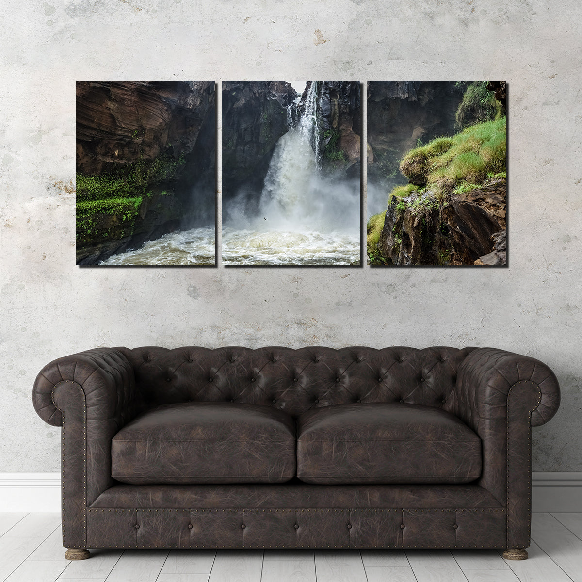 Brazilian Rio Farinha Waterfall Wall Art by Sofia Leite Fonseca
