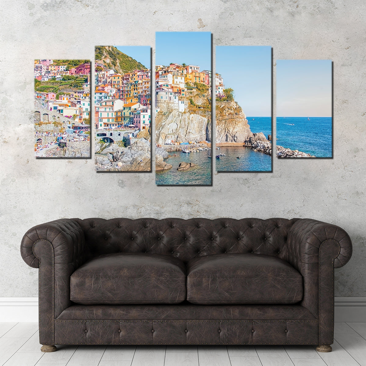 Exquisite Manarola Wall Art by Manjik Pictures