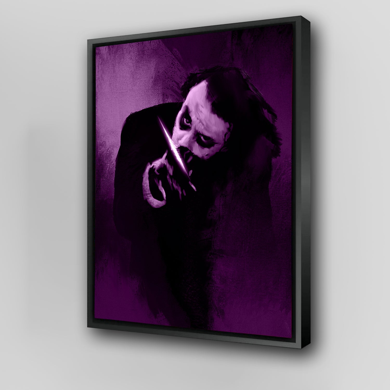 Unique Knife Clown Wall Art by Andy Brackpool