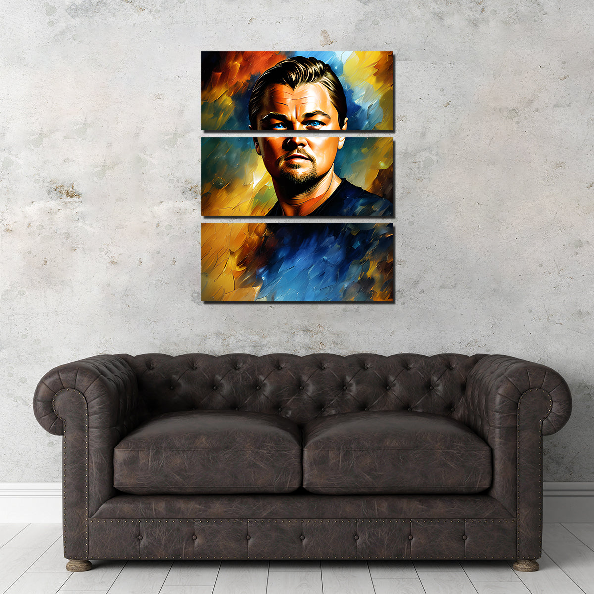 Stunning Leonardo DiCaprio Wall Art by Dina Rolle