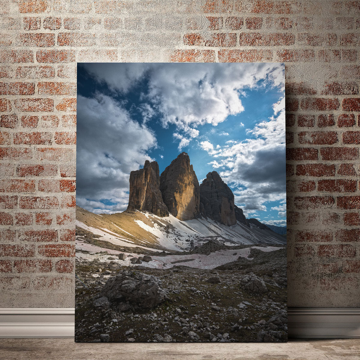 Stunning Tre Cime di Lavaredo Wall Art by Enzo Romano
