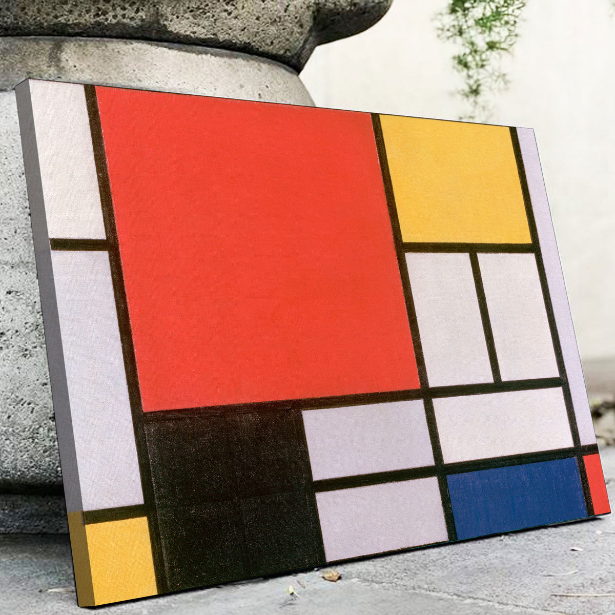 Piet Mondriaan's Composition No III Stunning Wall Art