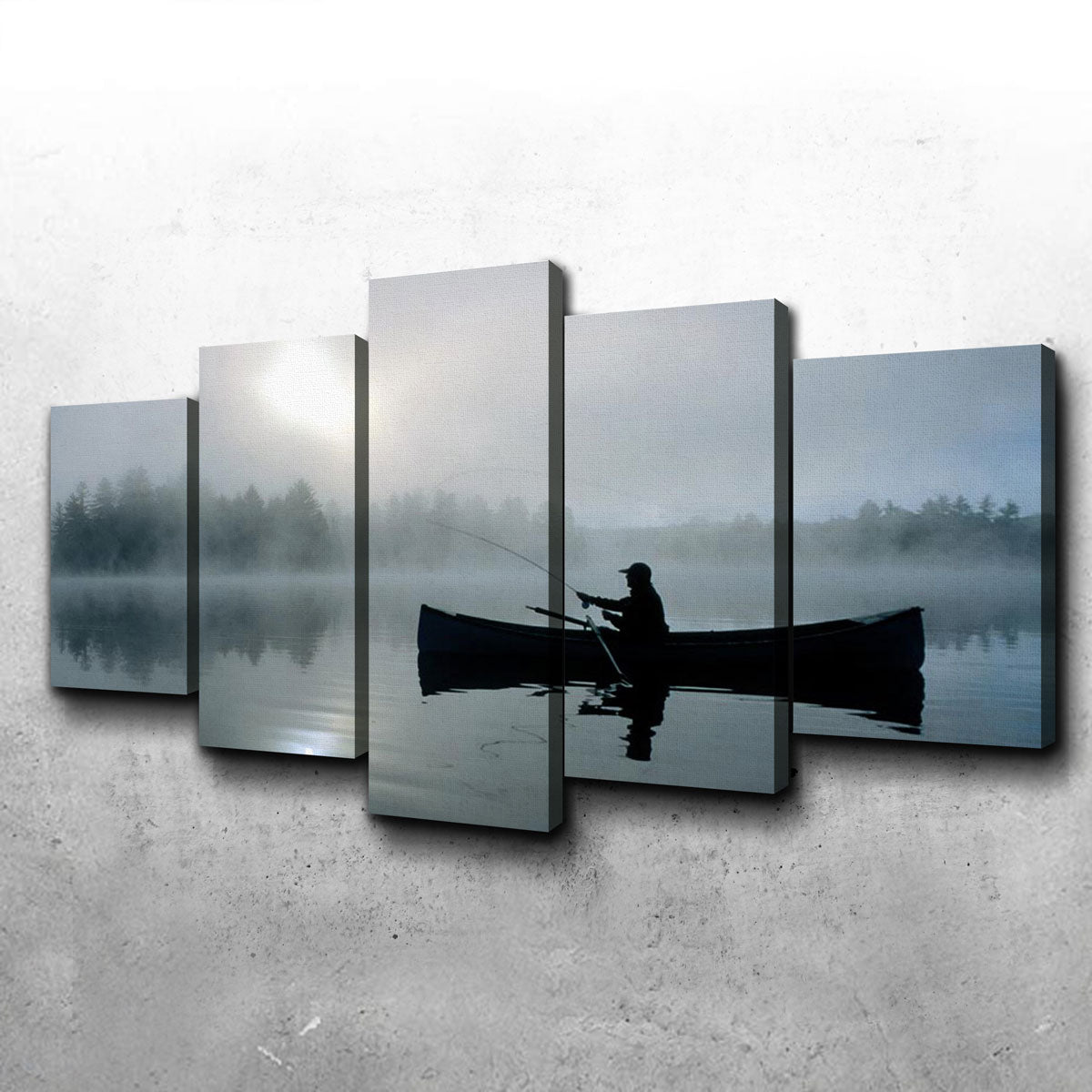 Stunning Fishing Boat Canvas Wall Art for Home Decor