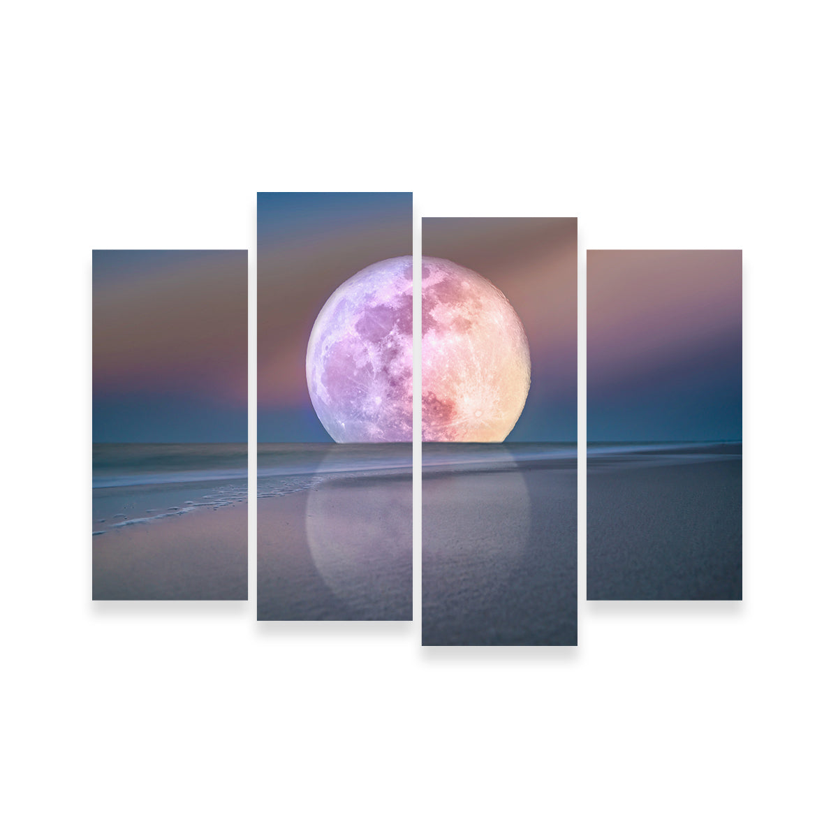 Stunning Moon Rise Wall Art by Eileen Rollin
