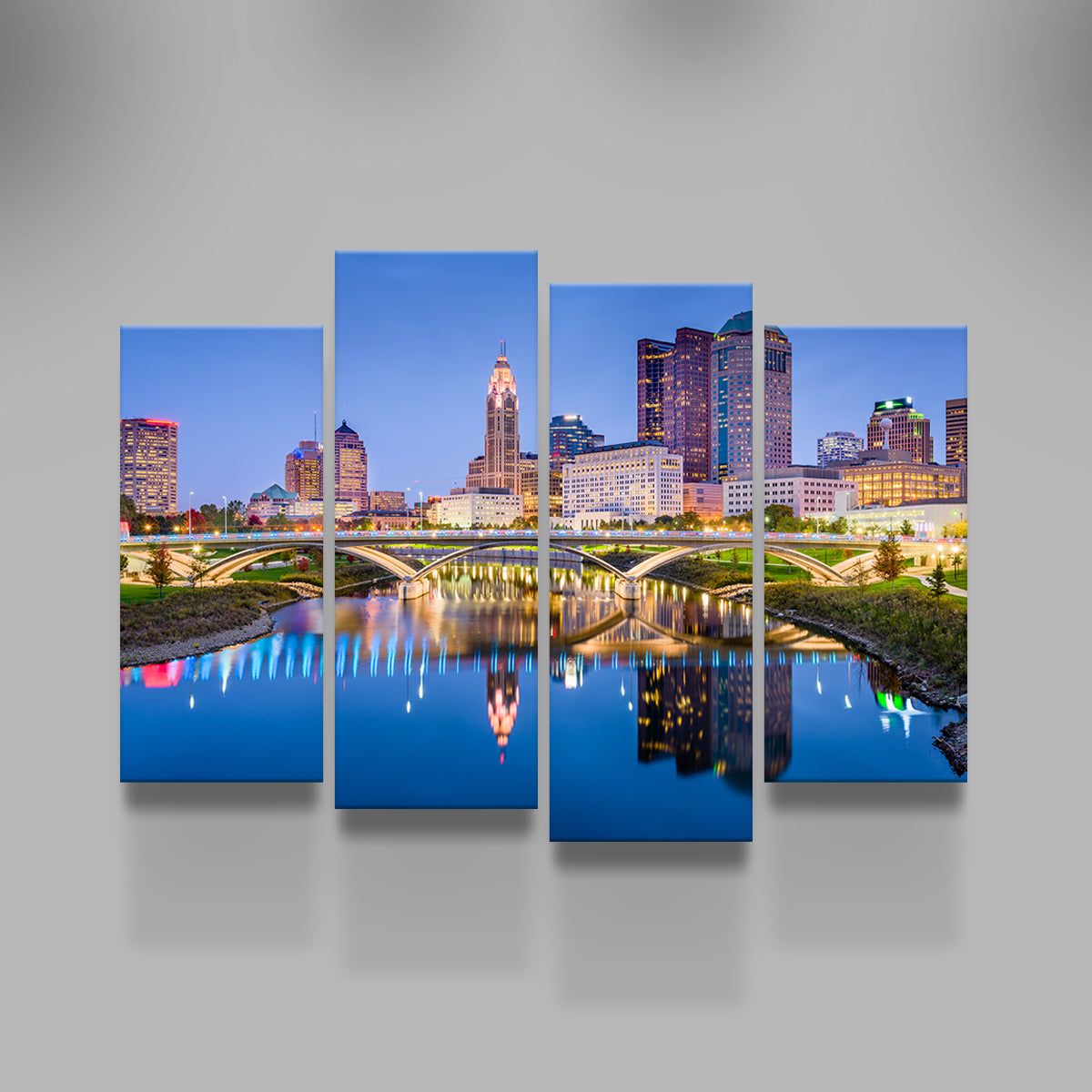 Exquisite Columbus Skyline Wall Art for Stunning Home Decor