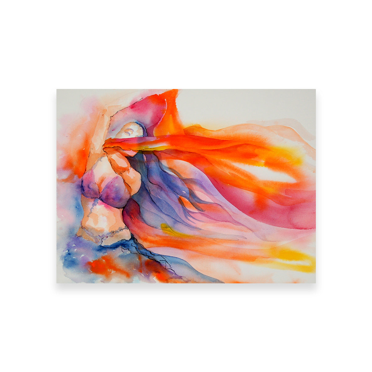 Exquisite Veil Swirl Wall Art by Gerry Segismundo