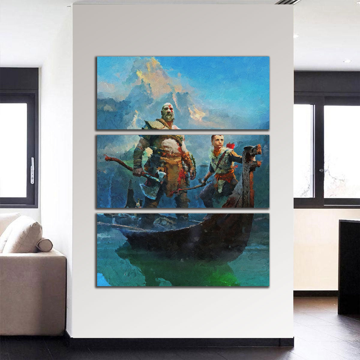 Stunning Kratos Wall Art by Gab Fernando