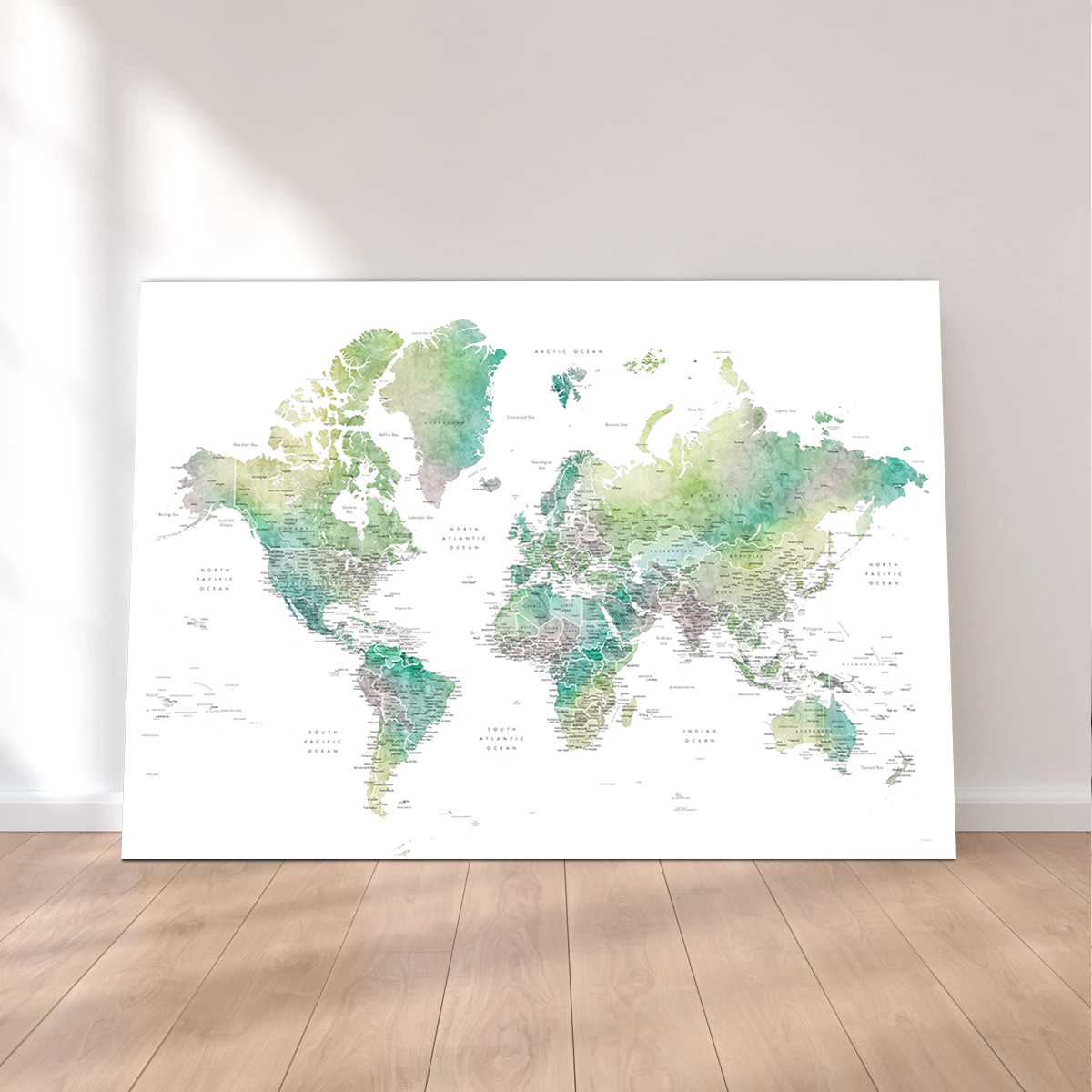 Stunning World Map Wall Art for Your Home Decor