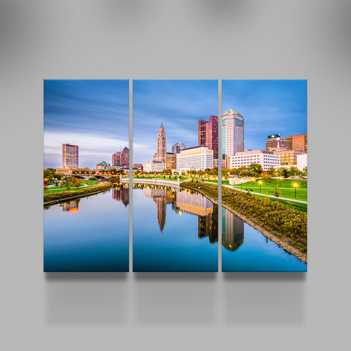 Stunning Columbus Ohio Skyline Wall Art for Home Decor