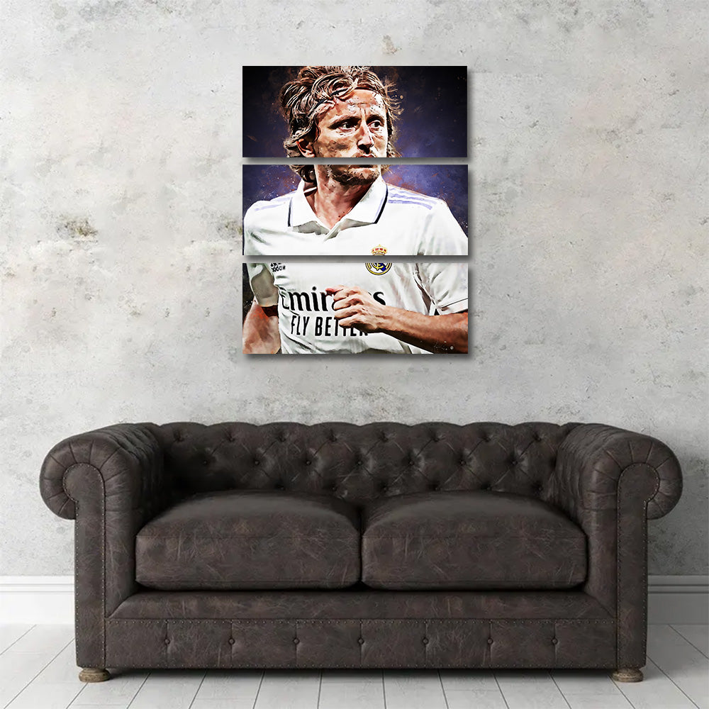 Stunning Luka Modric Wall Art - Ideal Decor for Fans