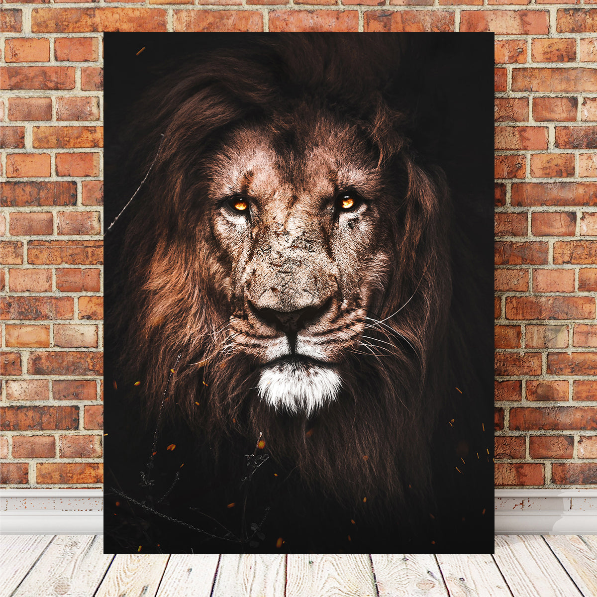 Stunning Wise Lion Wall Art by Milos