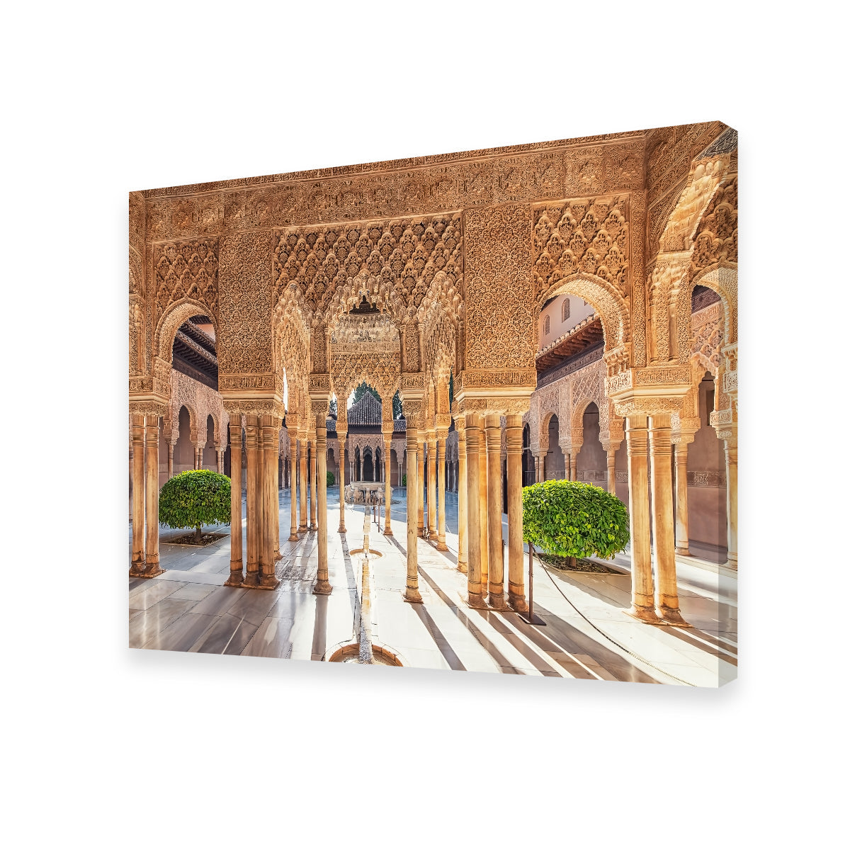 Enchanting Sunlight in the Alhambra Wall Art - Captivating Decor Piece