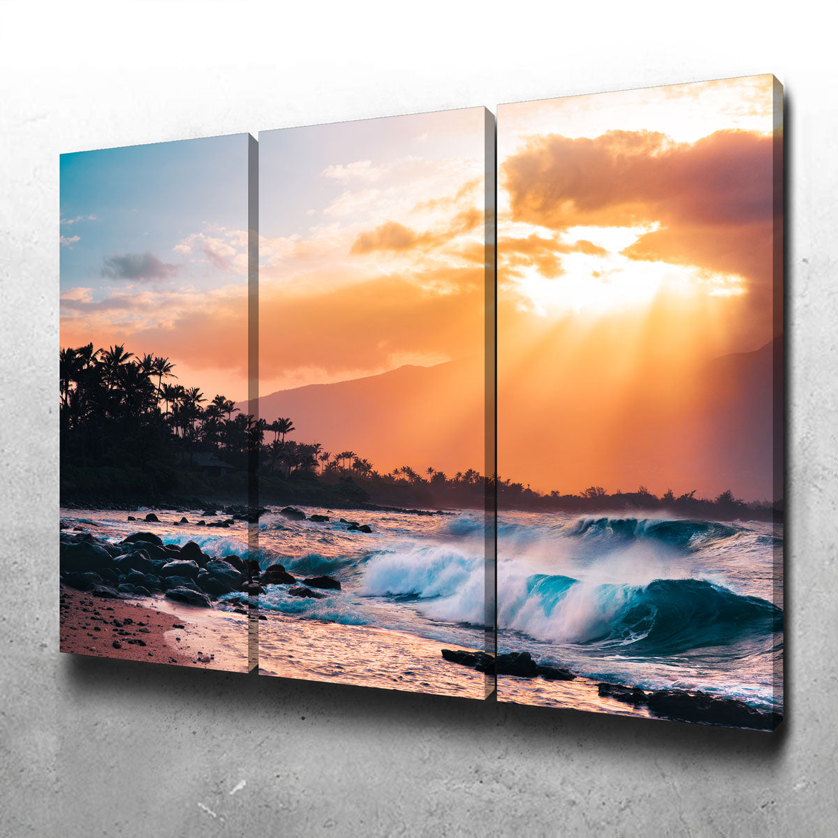 Stunning Sunset Paradise Wall Art by Lucas Moore