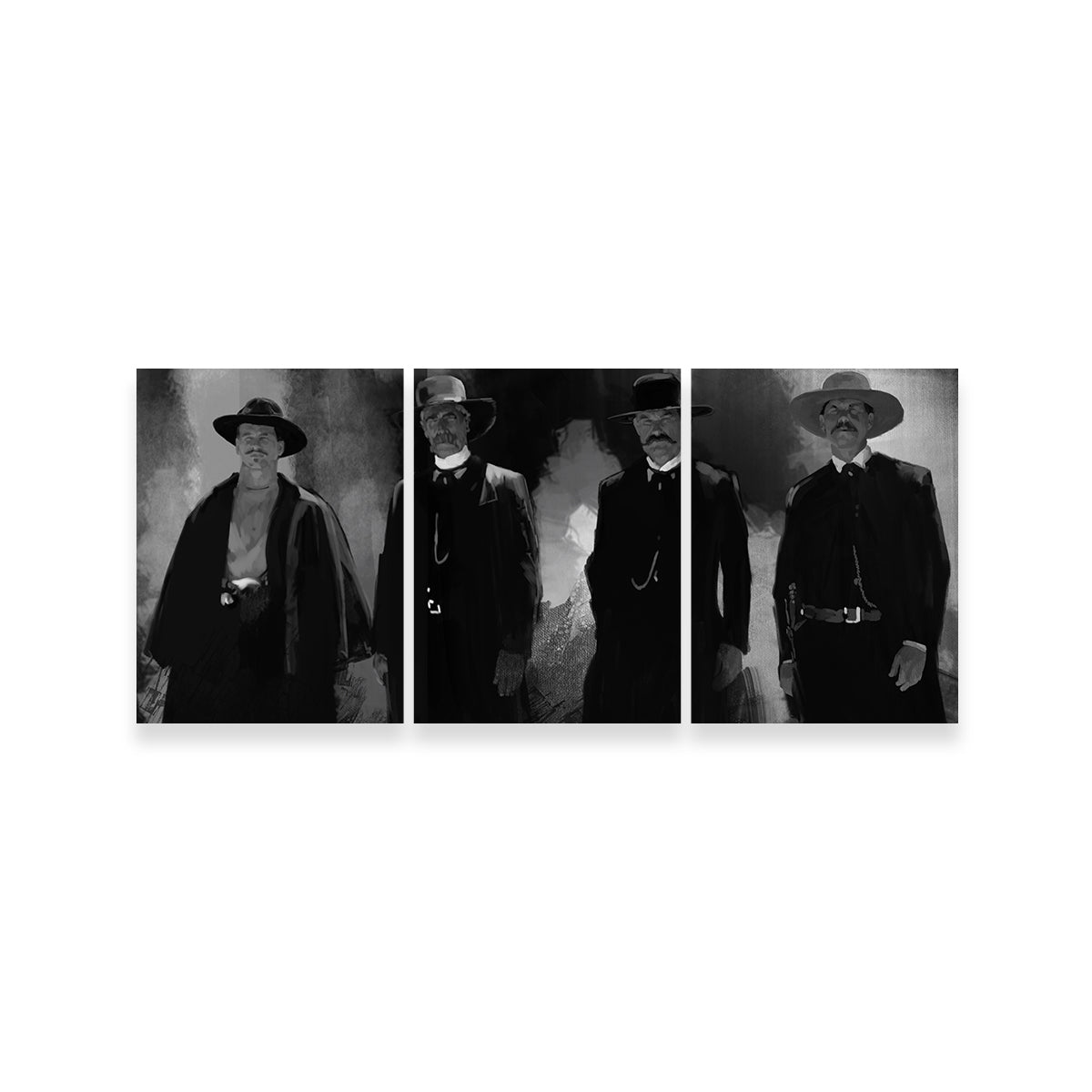 Stunning Tombstone Gang Wall Art by Andy Brackpool