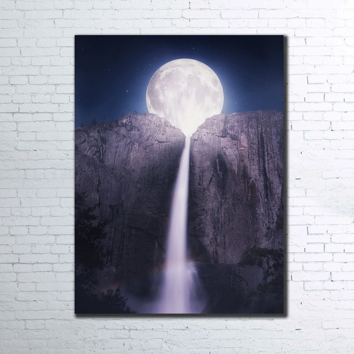 Stunning Moonfall Wall Art by Ibrahim Saifee