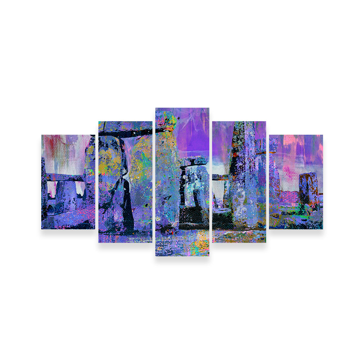 Exquisite Stonehenge Abstract Wall Art by Stephen Chambers