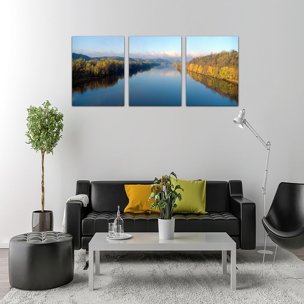 Exquisite Wisconsin River Wall Art - Handmade with Sustainable Pine