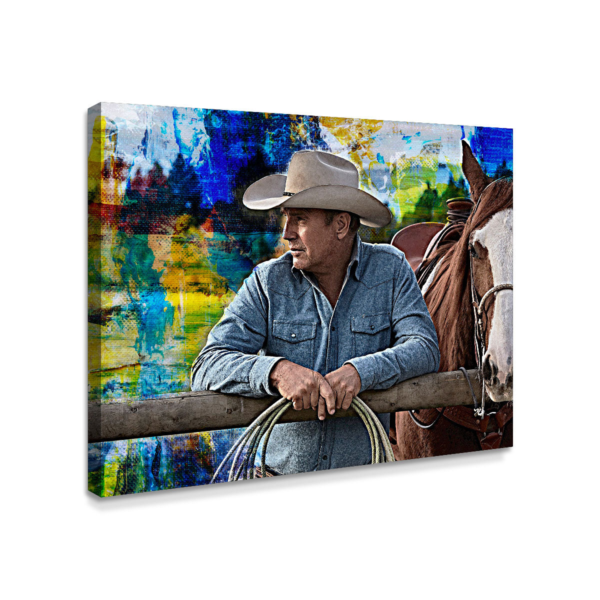 Stunning John Dutton & Horse Wall Art for Your Home Decor