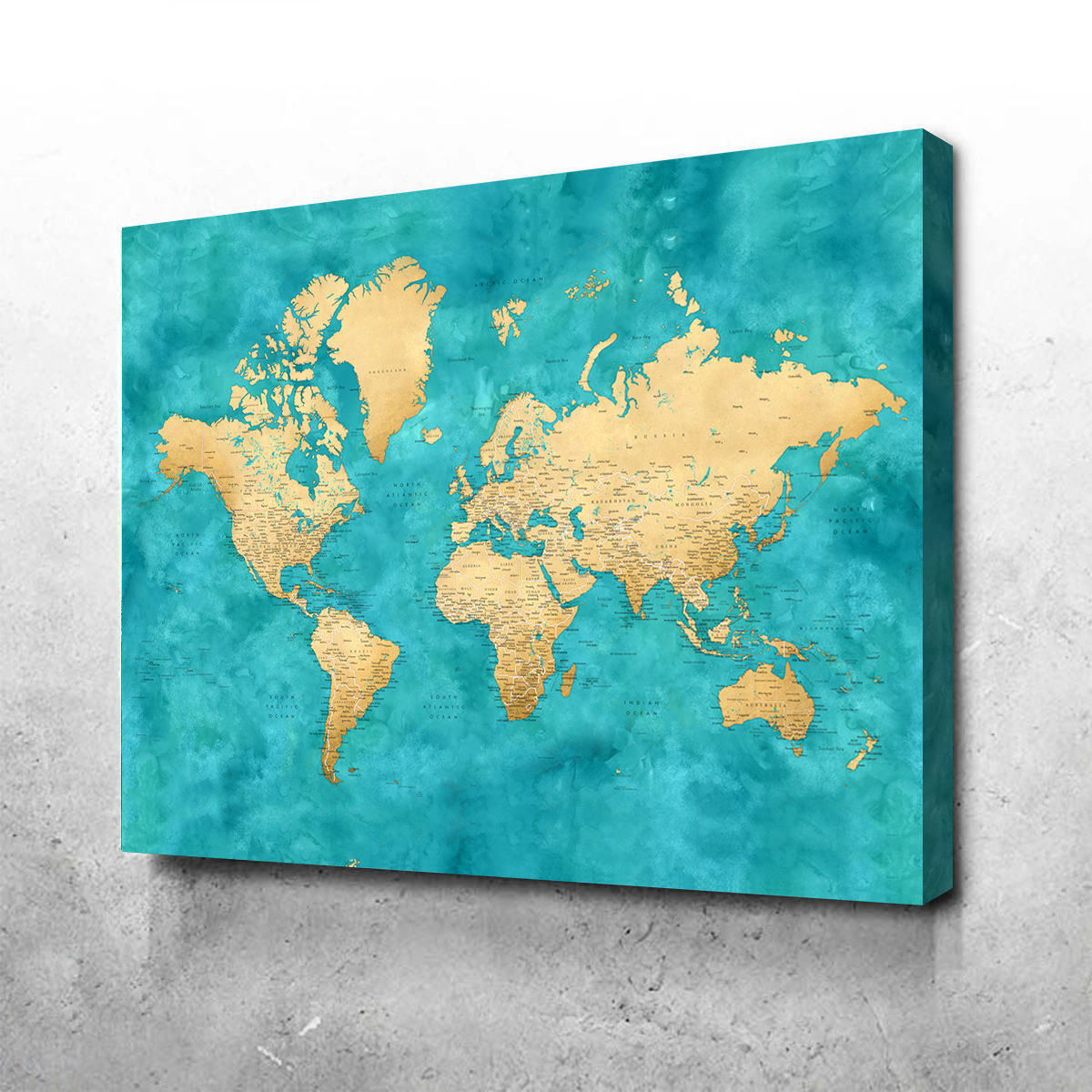 Stunning World Map 22 Wall Art for Home Decor