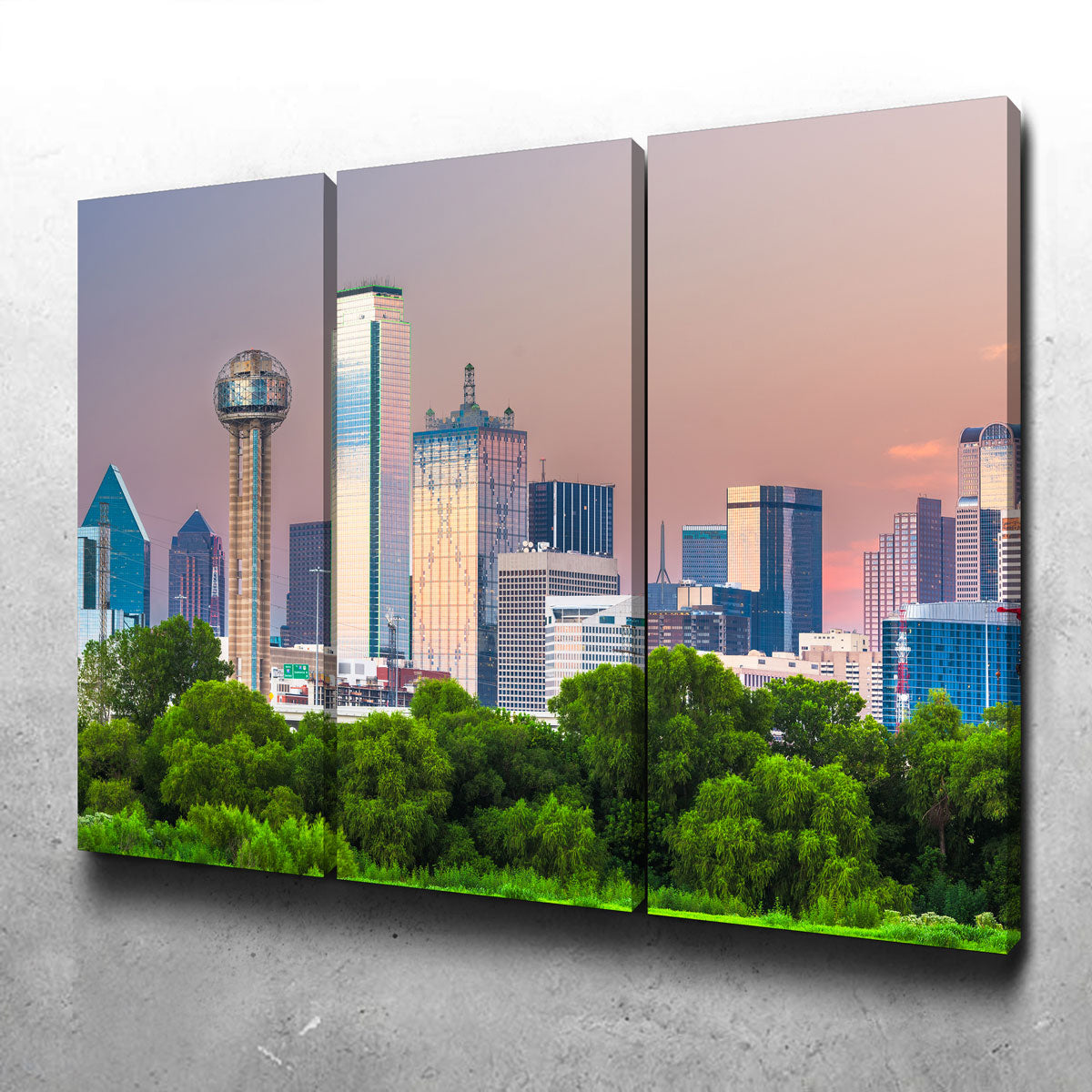 Gorgeous Dallas Skyline Wall Art for Stunning Home Decor