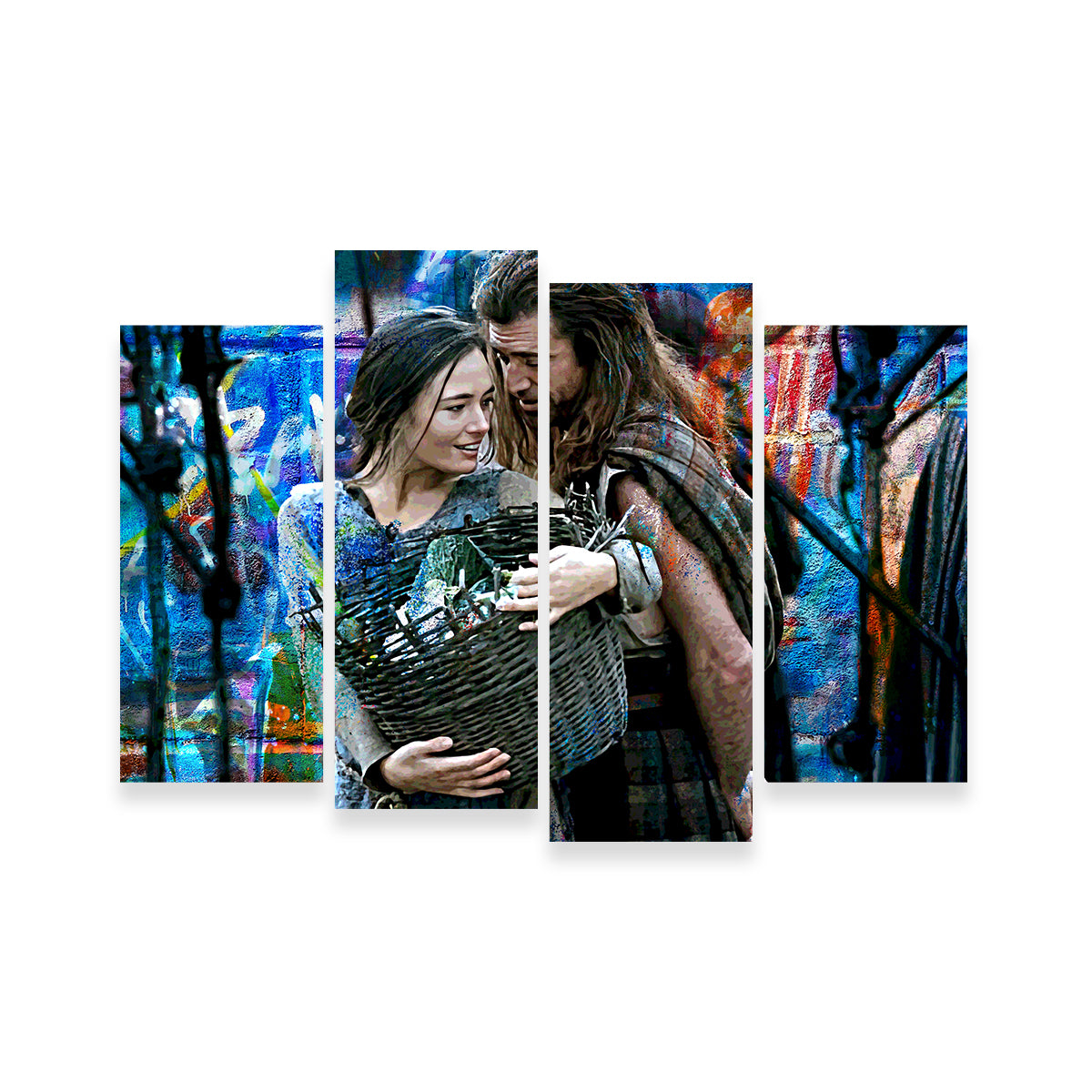 Exquisite Murron and Wallace Kiln - Dried Pine Wood Canvas Prints